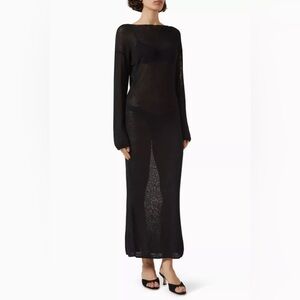 NWT SOLID & STRIPED x Sofia Richie Grainge Polly Dress in Linen-blend SZ S